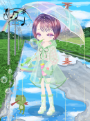 虹。